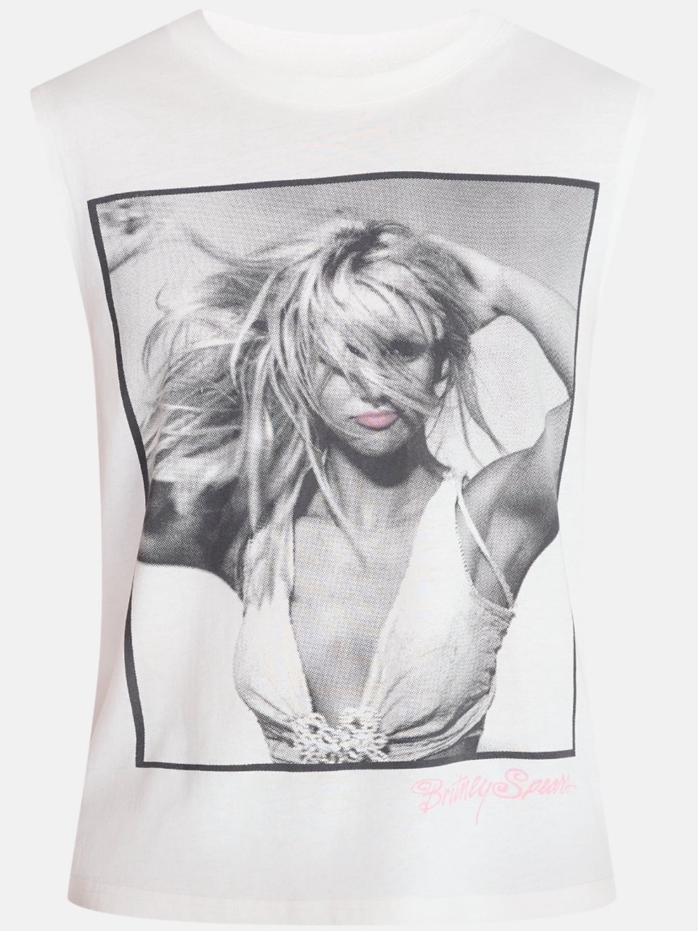Britney Spears Graphic Muscle Tank Top